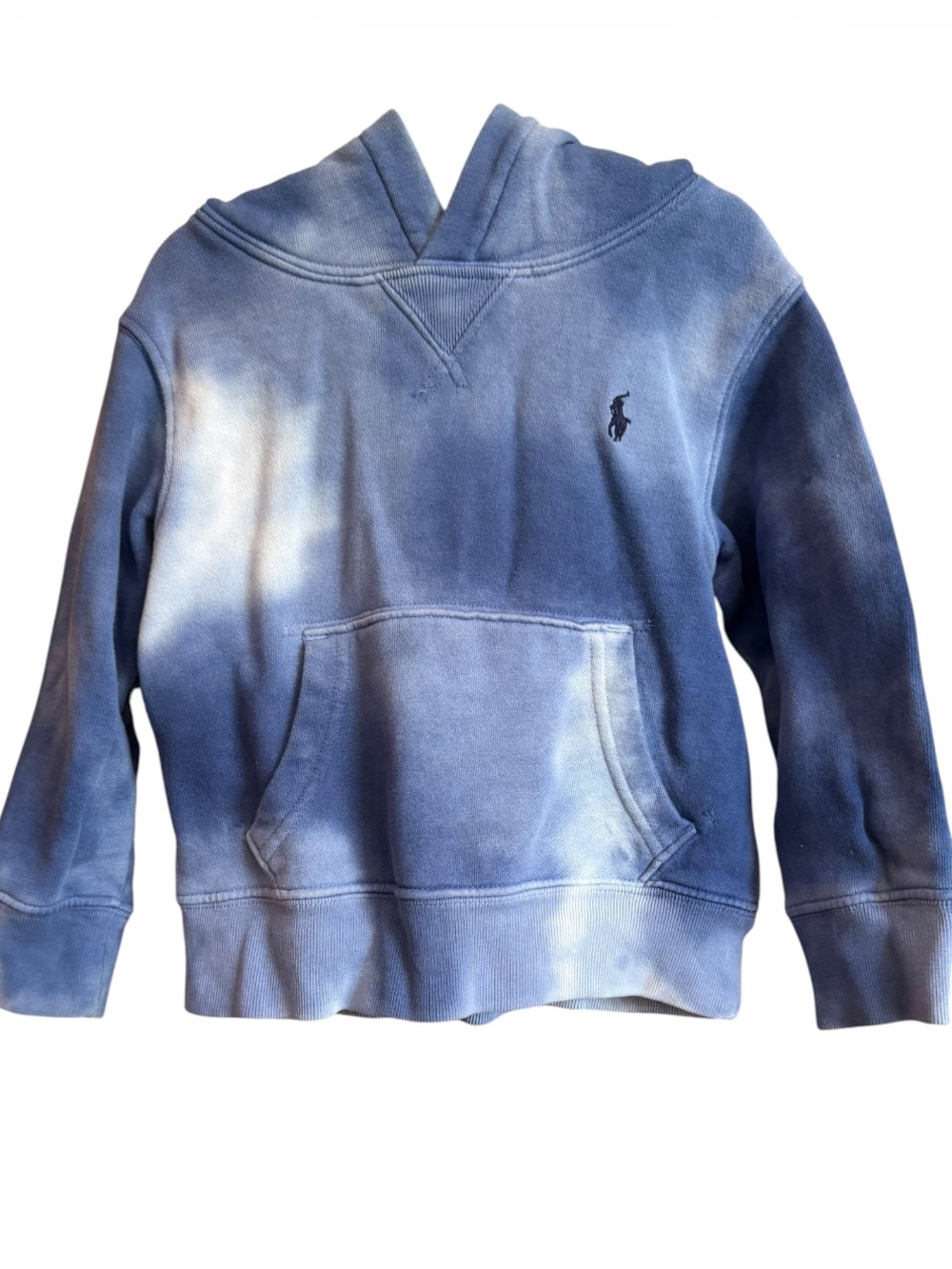 Polo by Ralph Lauren Kids Blue Tie-Dye Pullover Hoodie Size 2T